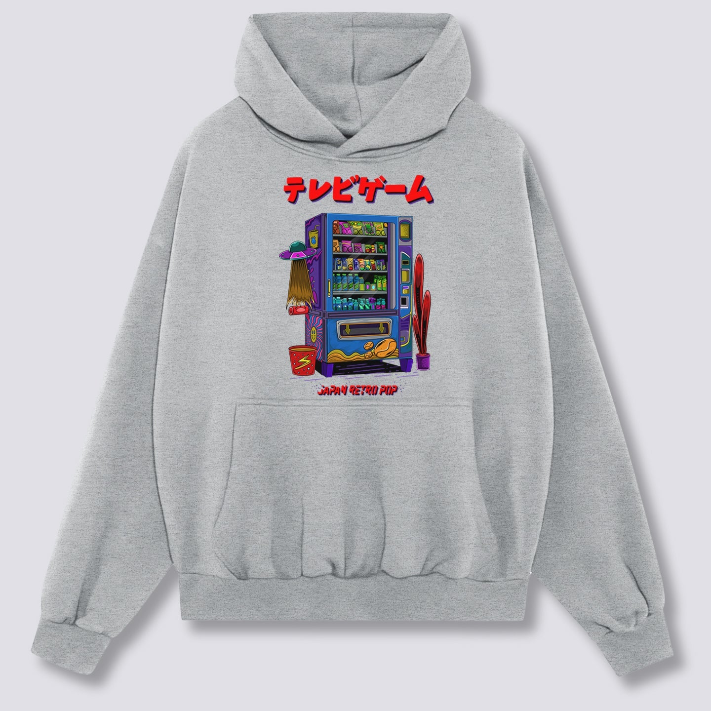 Priekinis Spaudinys - Užkandžių Mašinos Hoodie