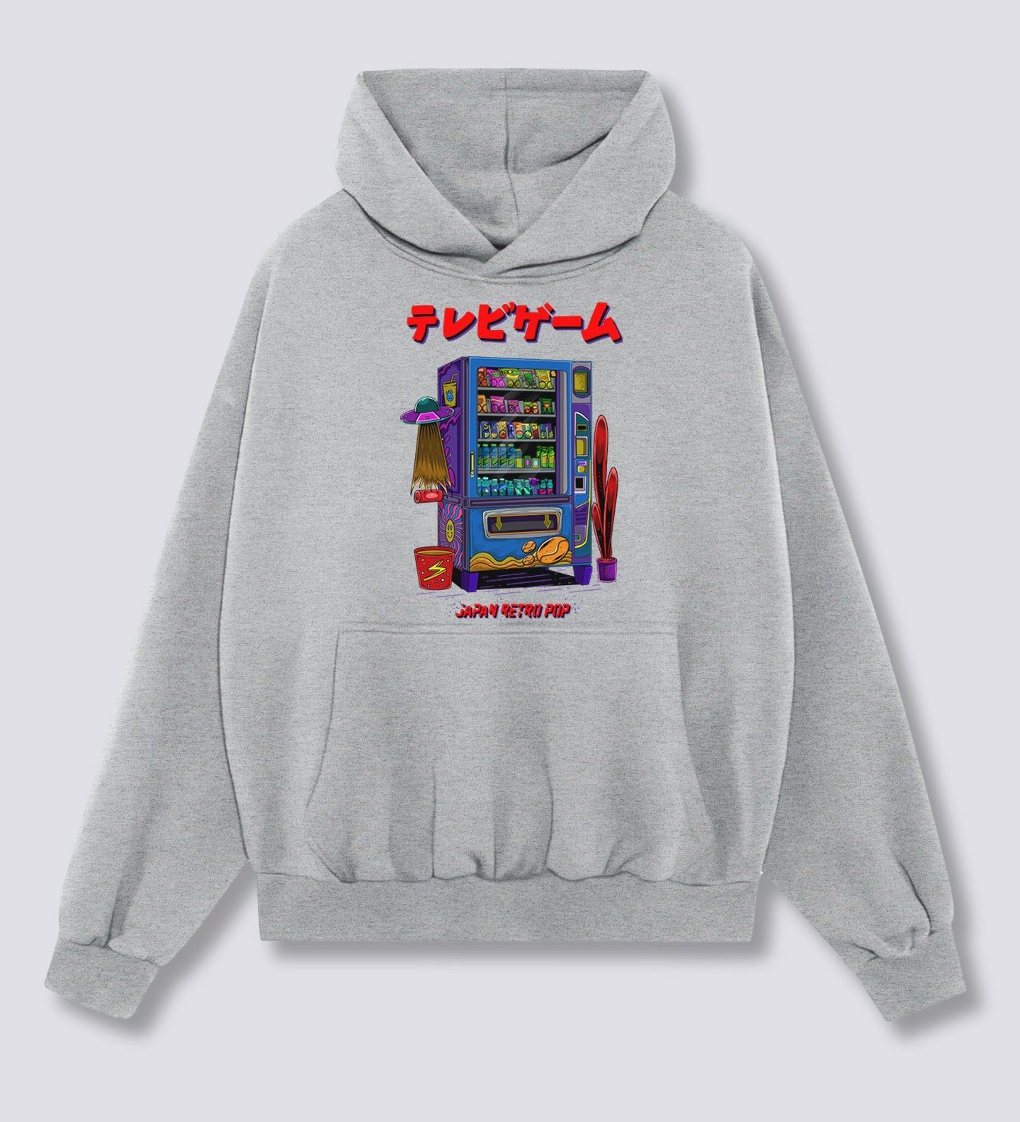 Priekinis Spaudinys - Užkandžių Mašinos Hoodie
