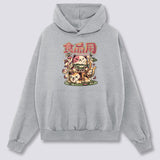 Priekinis Spaudinys - Alkanas Neko Hoodie
