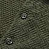 Pineapple Pattern Knit Polo Shirt