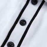 Contrast Pocket Long Sleeve Polo Shirt