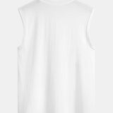 Set of 3 Solid Cotton Sleeveless Tees