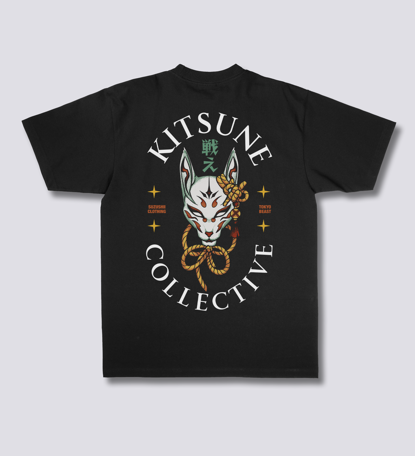 Kitsune kolektyvo marškiniai