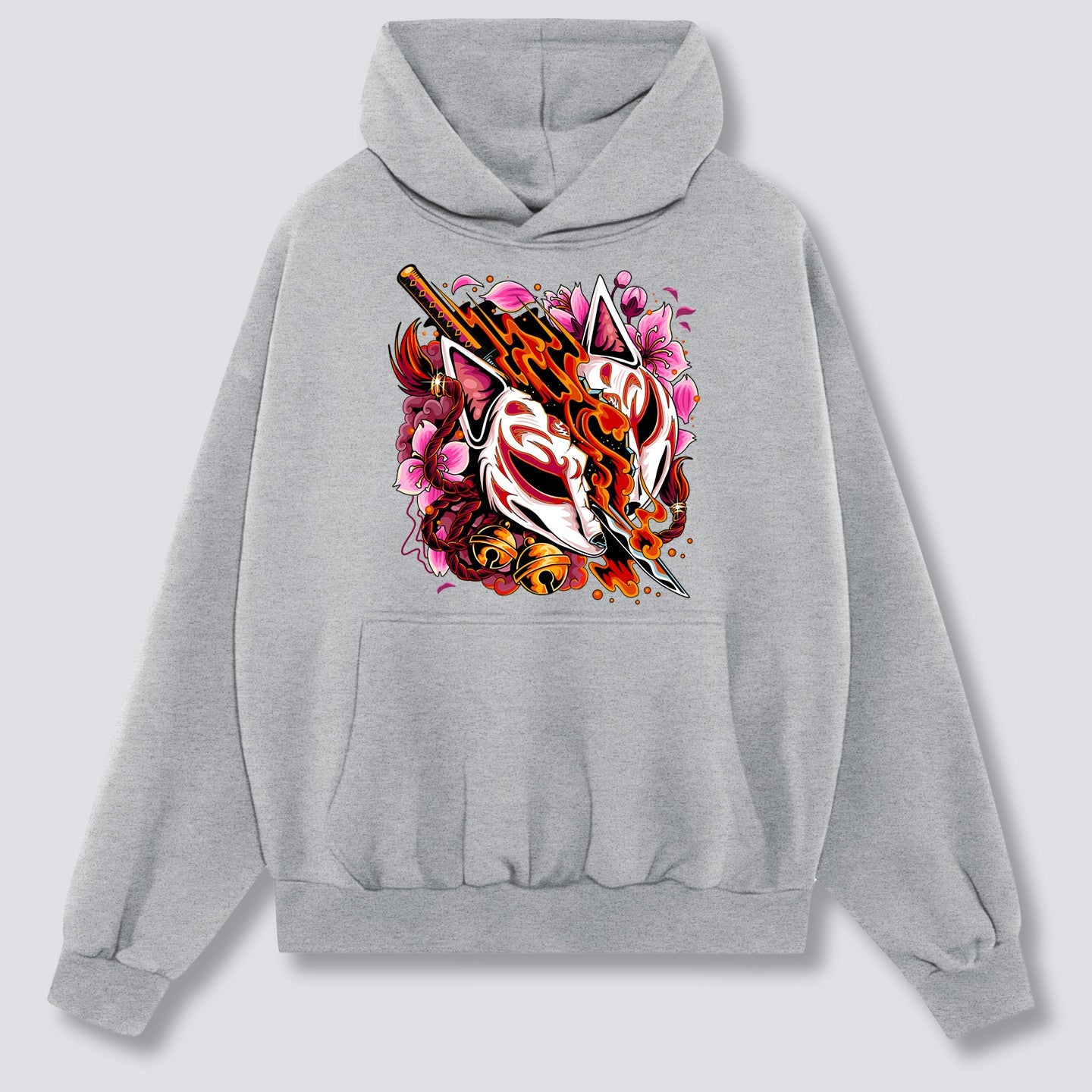 Priekinis Spaudinys - Kitsune Slayer Hoodie