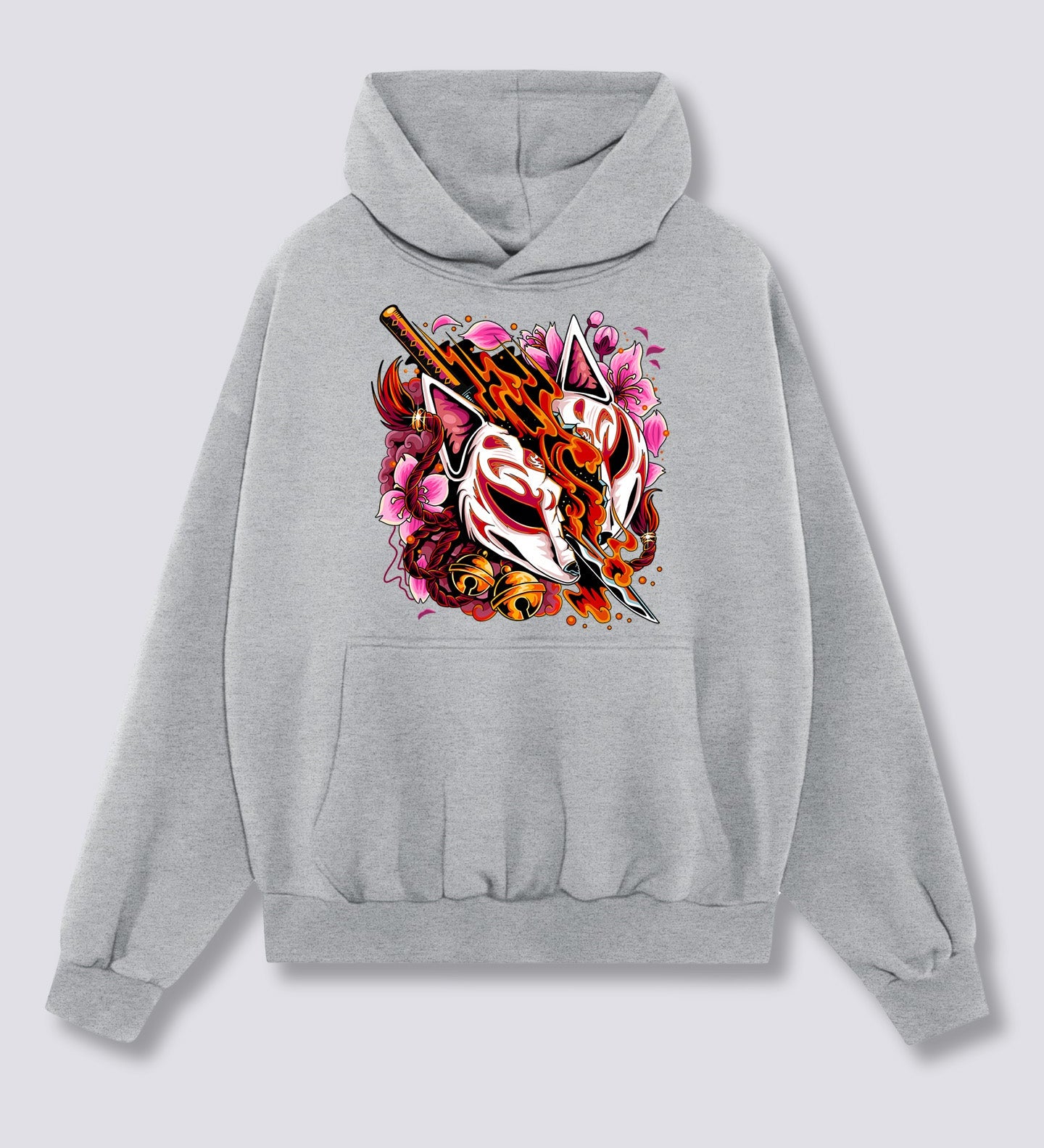 Priekinis Spaudinys - Kitsune Slayer Hoodie
