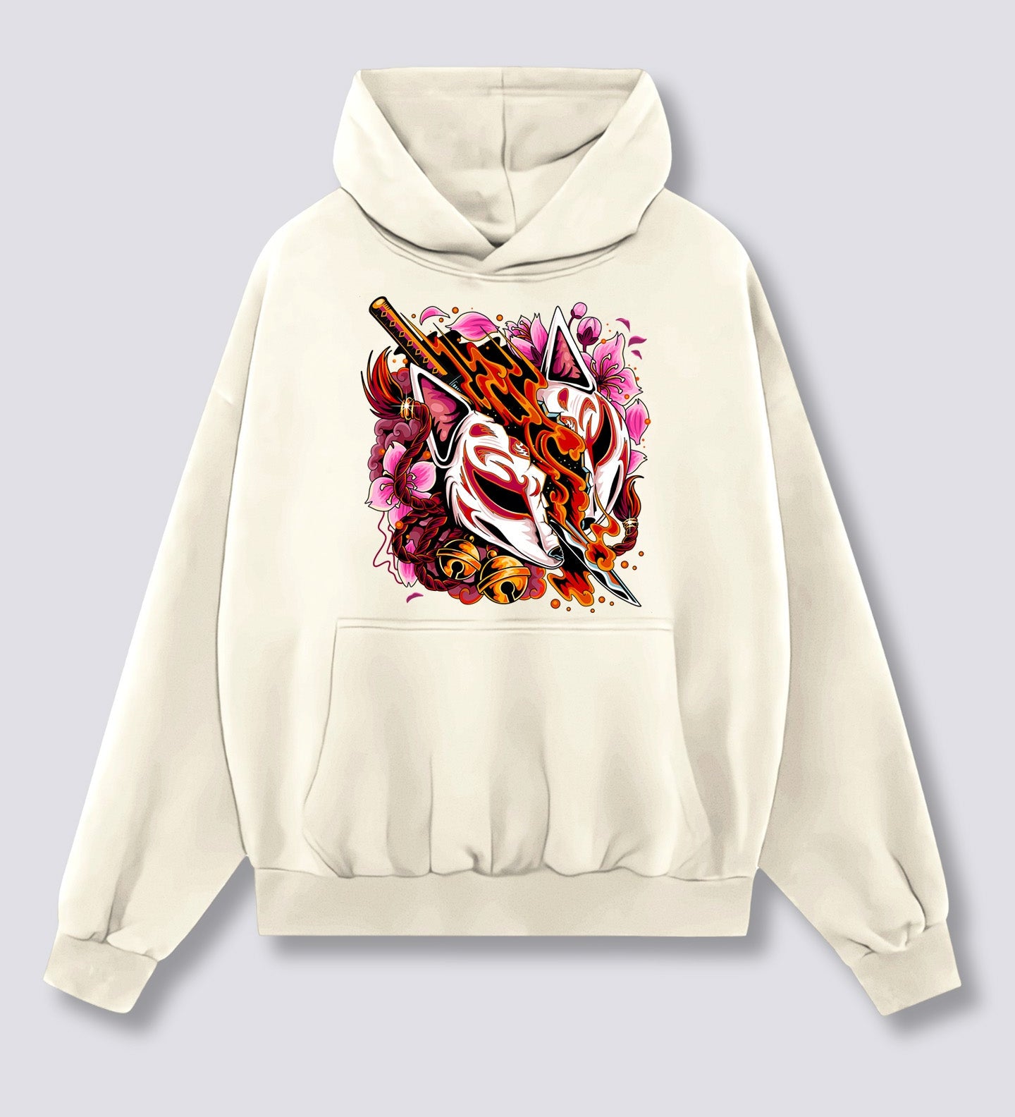 Priekinis Spaudinys - Kitsune Slayer Hoodie