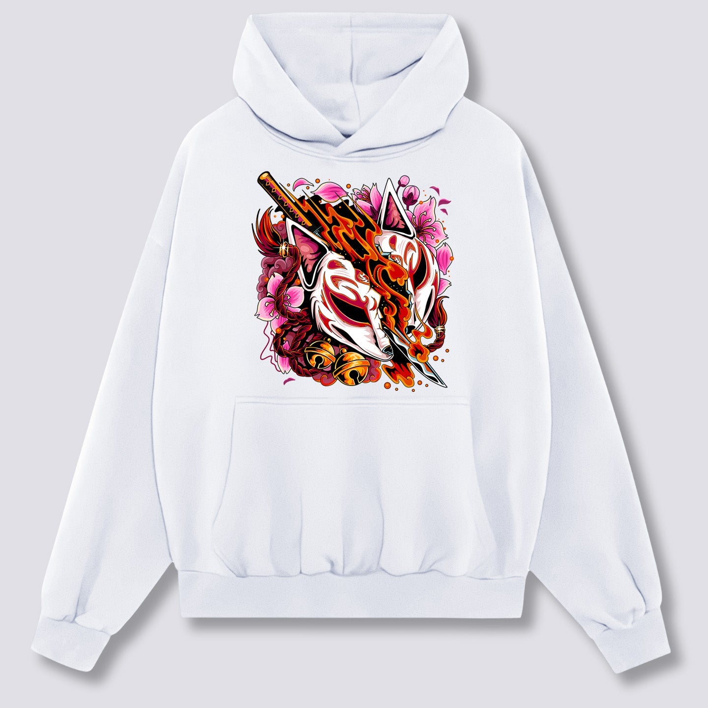 Priekinis Spaudinys - Kitsune Slayer Hoodie