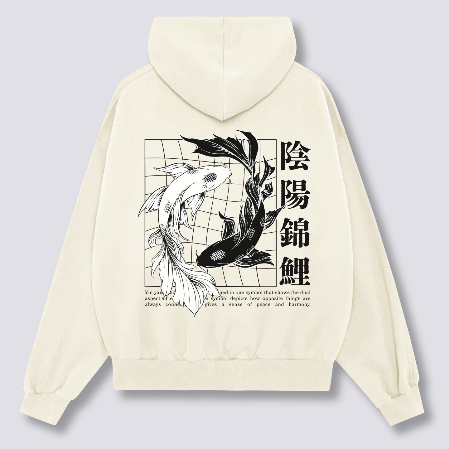 Ying Yang Koi Hoodie