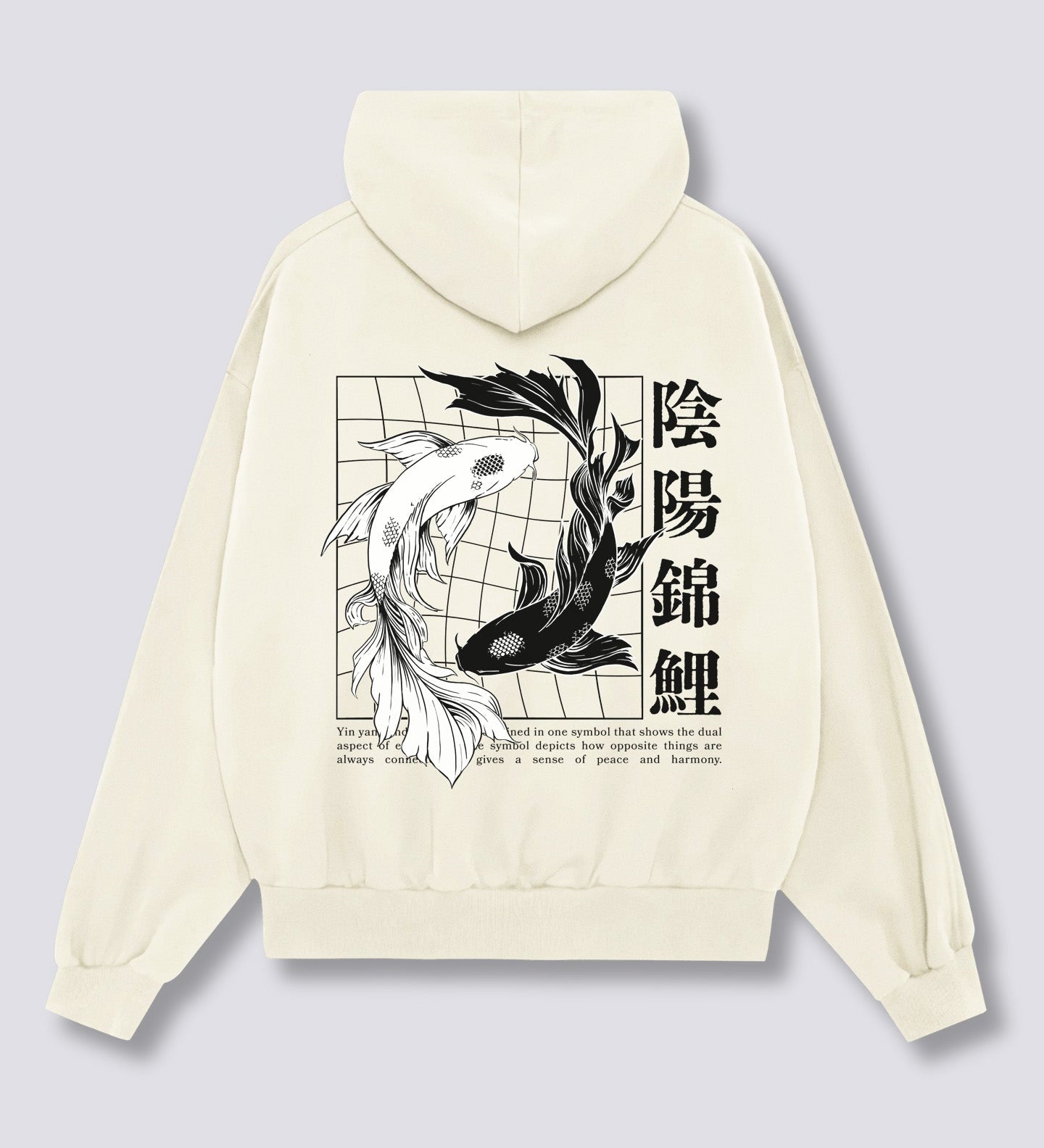 Ying Yang Koi Hoodie