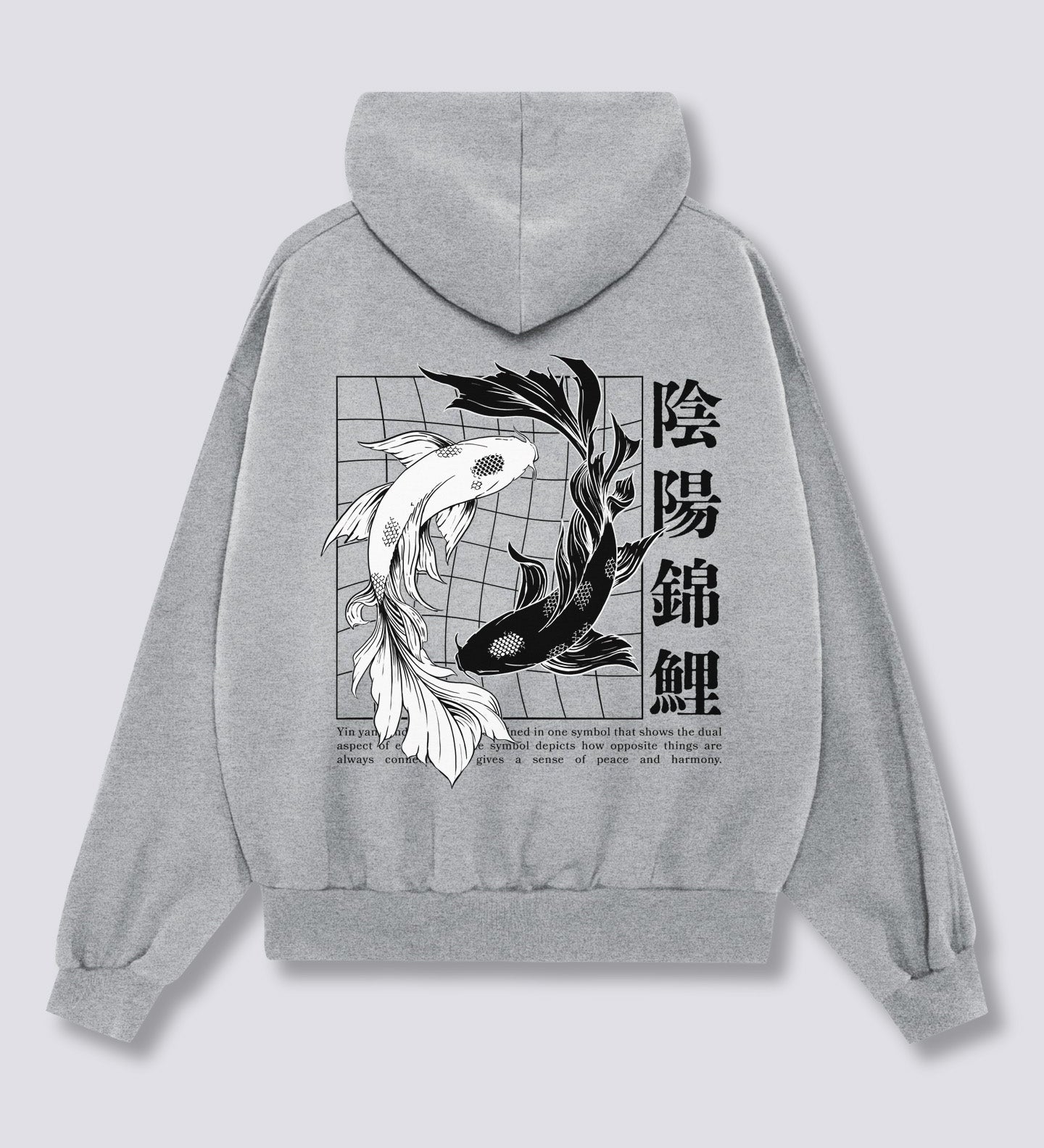 Ying Yang Koi Hoodie