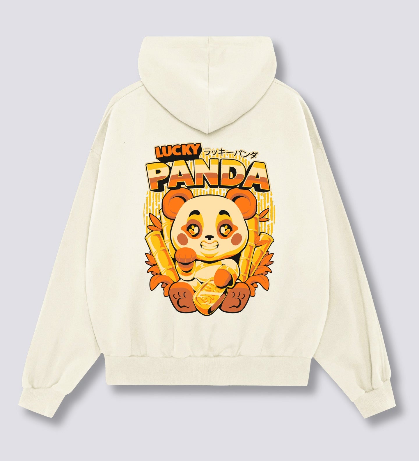 Laimingas Panda Hoodie
