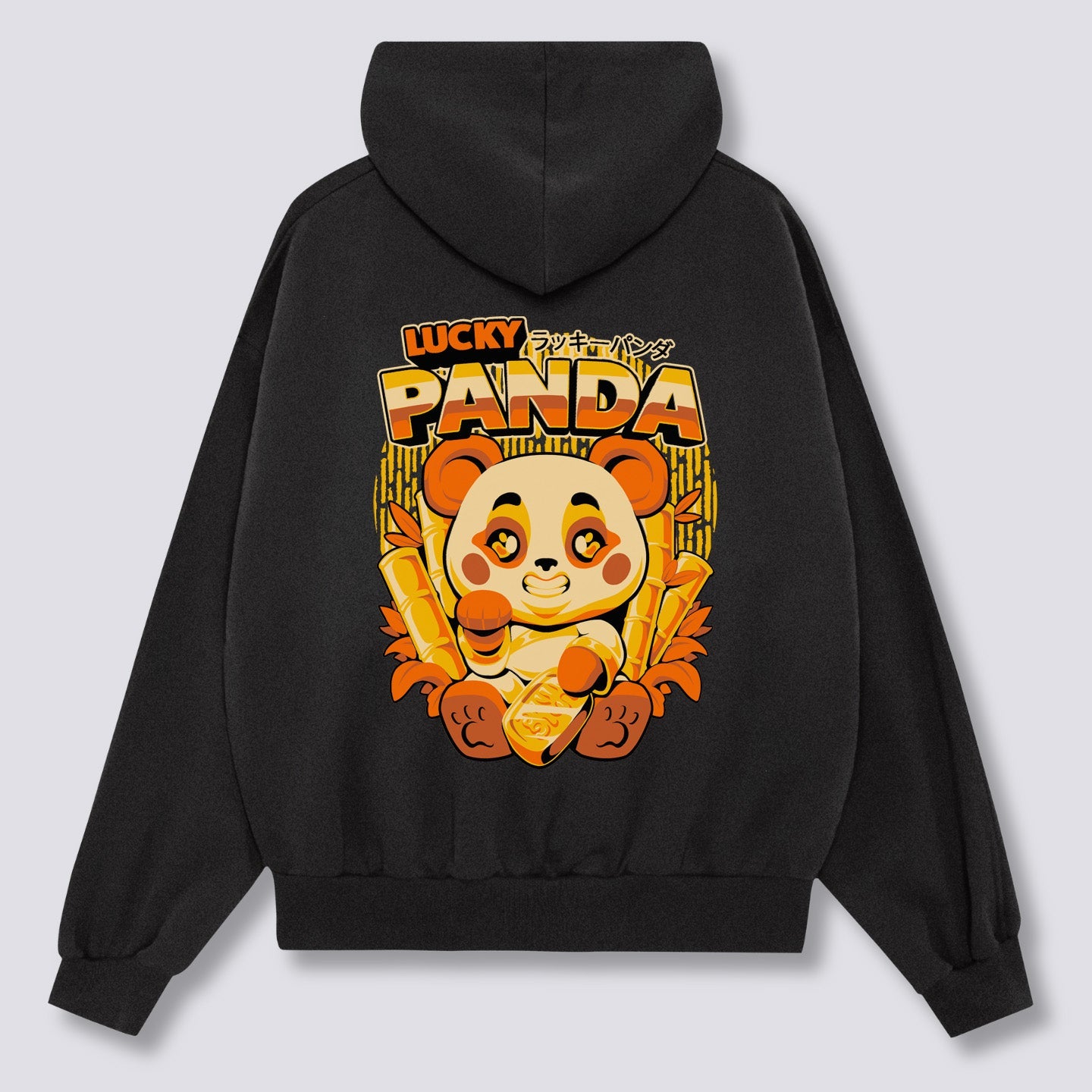 Laimingas Panda Hoodie