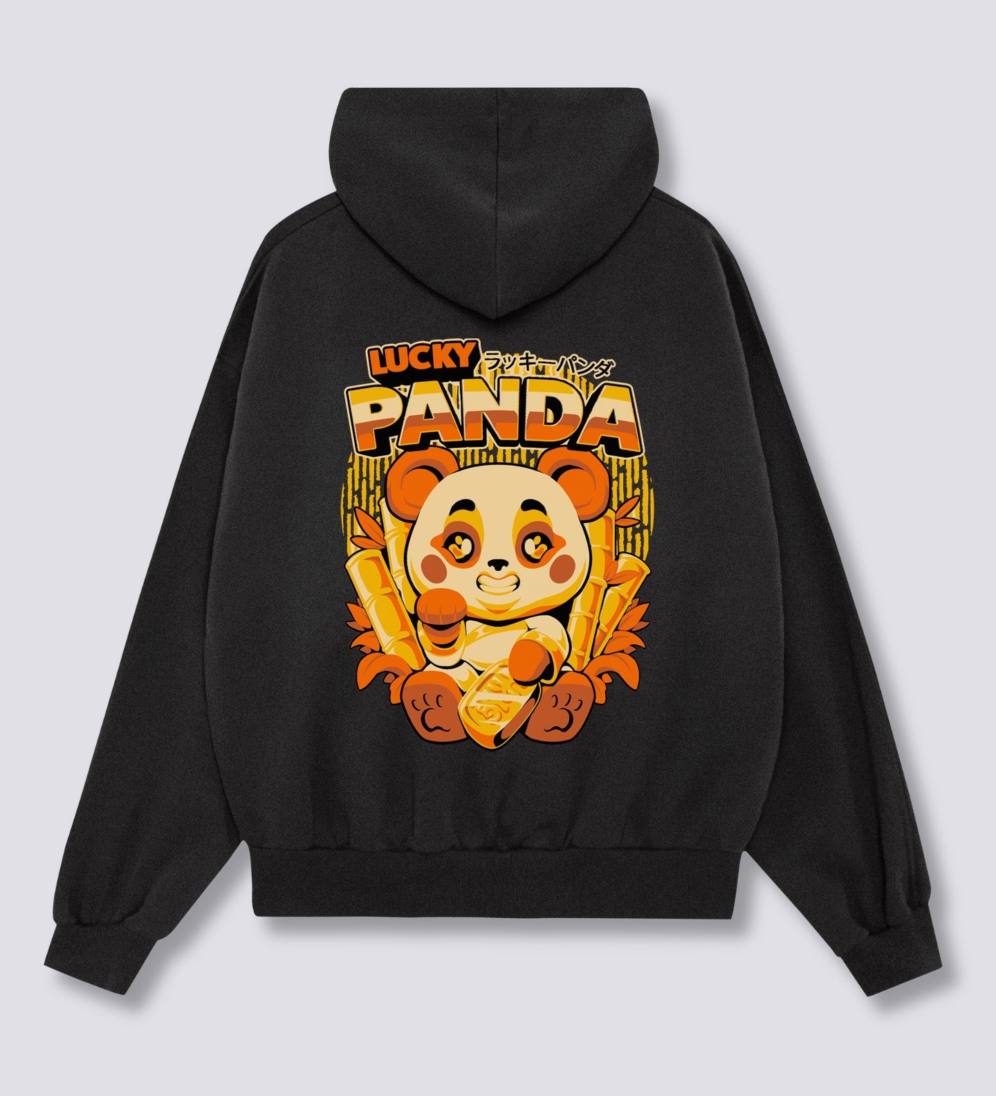 Laimingas Panda Hoodie