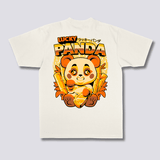 Laimingas Panda Marškinėliai