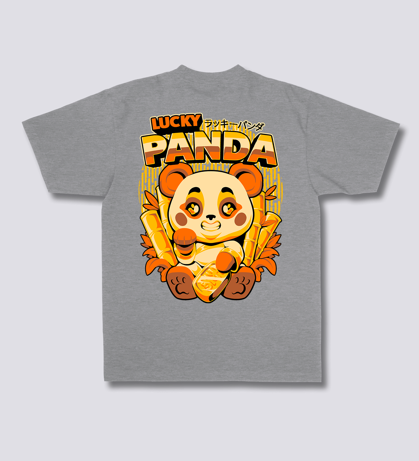Laimingas Panda Marškinėliai