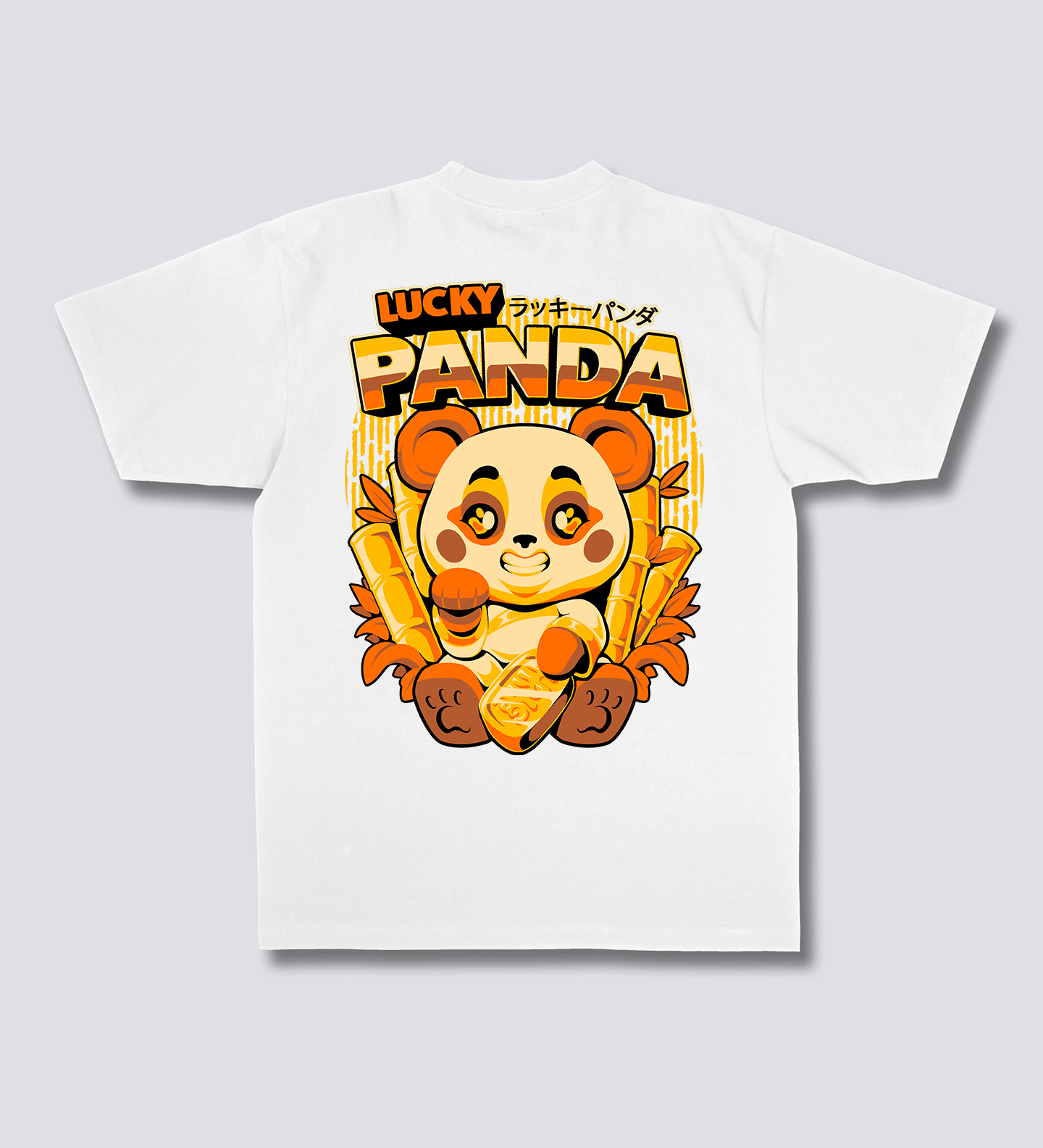 Laimingas Panda Marškinėliai