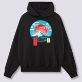 Priekinis Spaudinys - Mount Fuji Hoodie