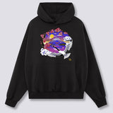 Priekinis Spaudinys - Mount Fuji Gervė Hoodie