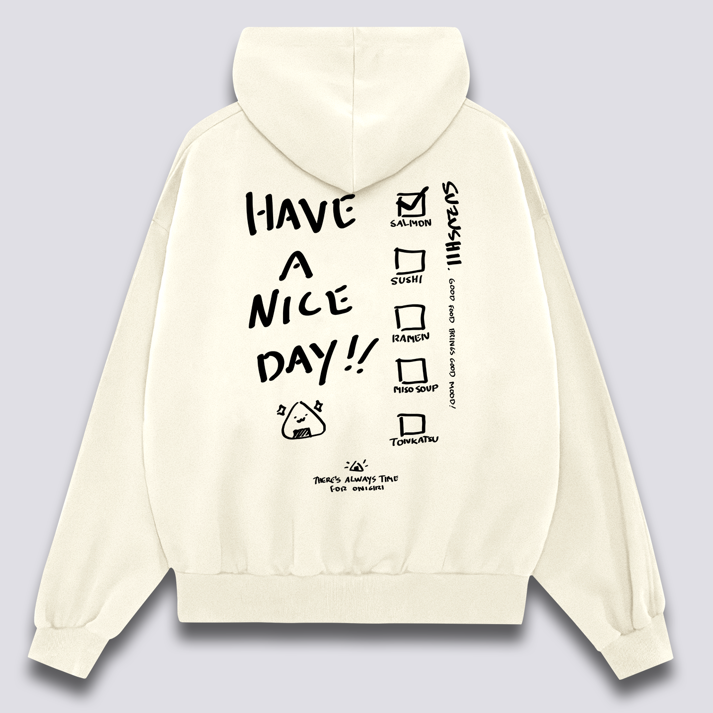 Onigiri Čeklistės Hoodie