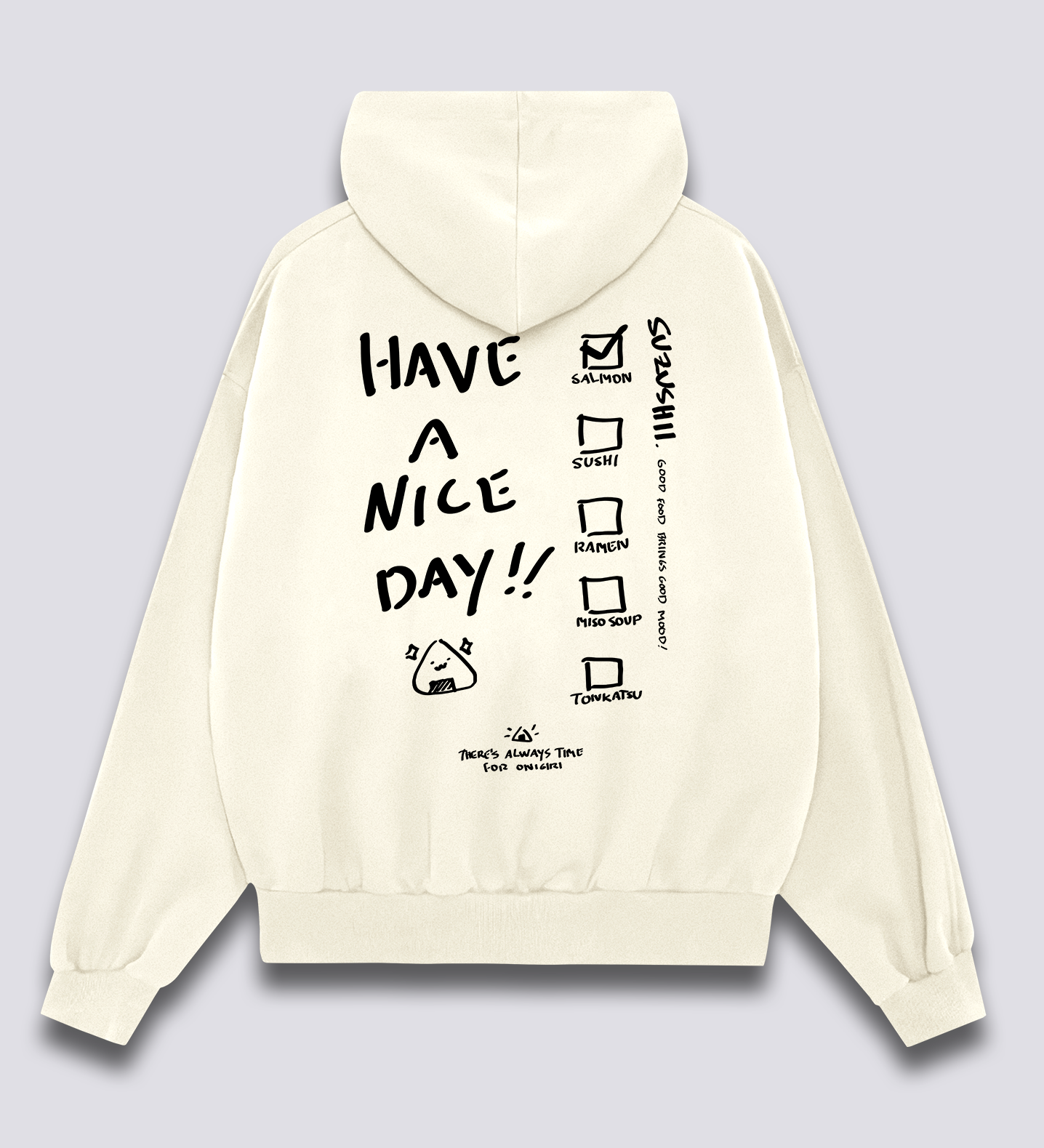 Onigiri Čeklistės Hoodie