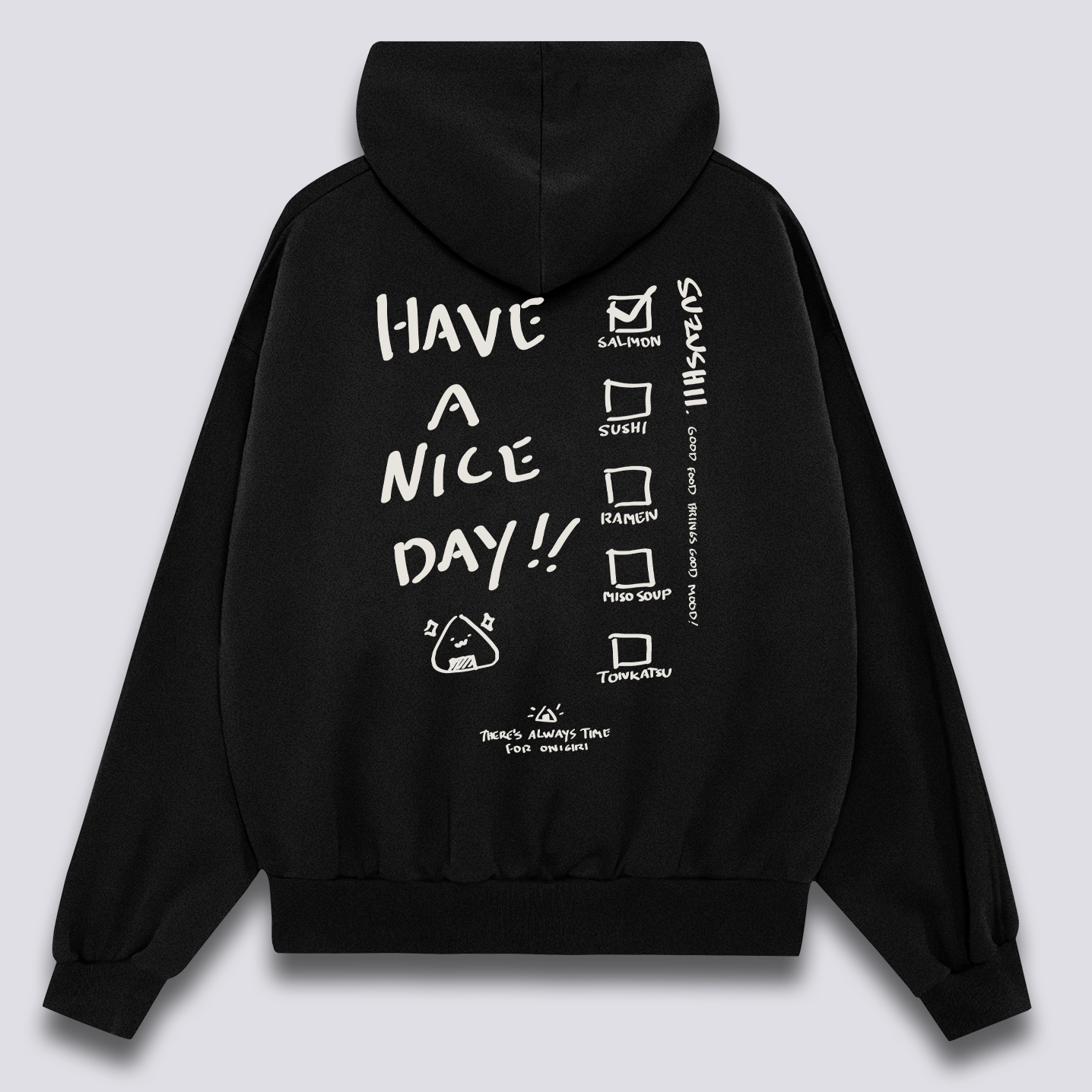 Onigiri Čeklistės Hoodie
