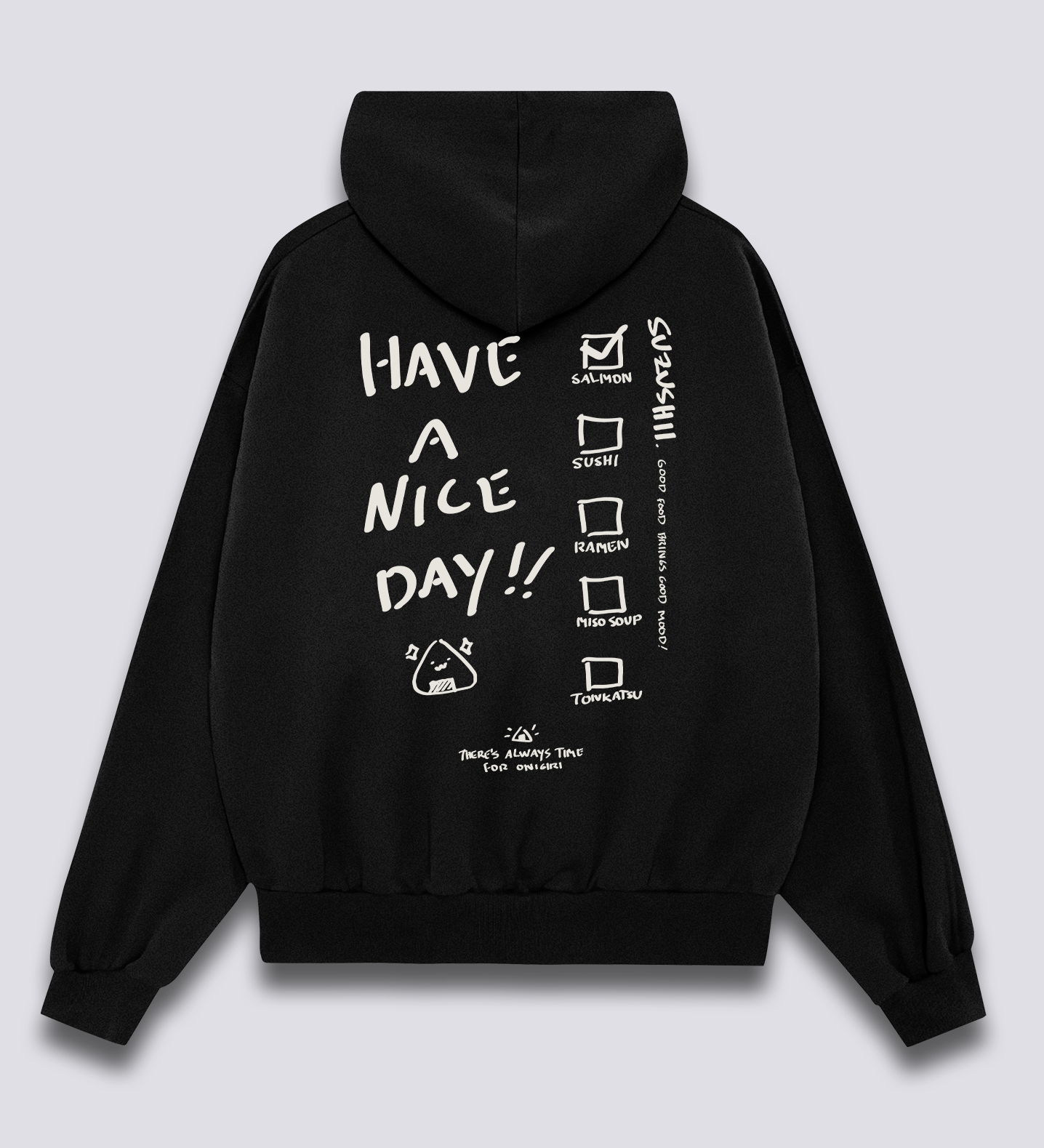 Onigiri Čeklistės Hoodie