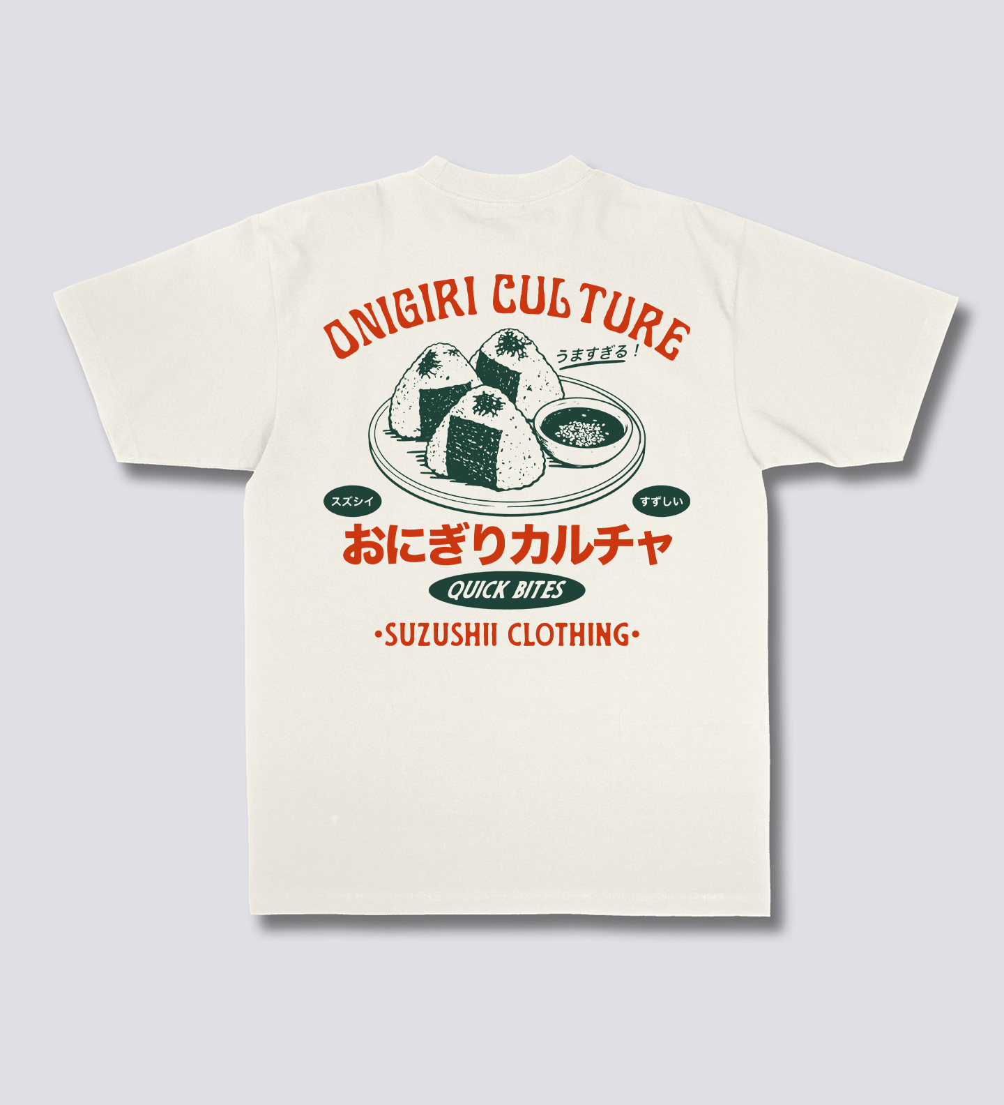 Onigiri kultūros marškinėliai