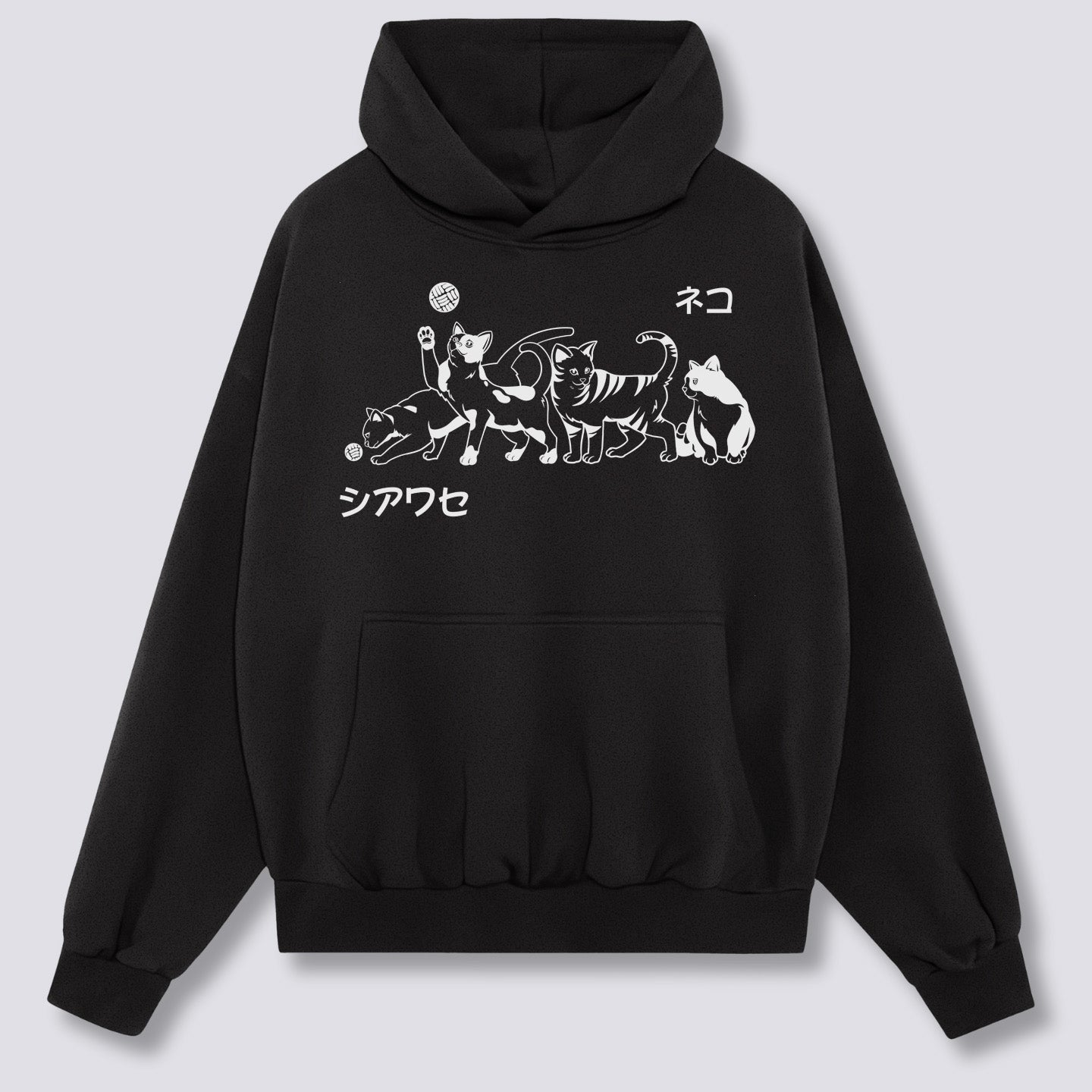 Priekinis Spaudinys - Žaismingas Hoodie