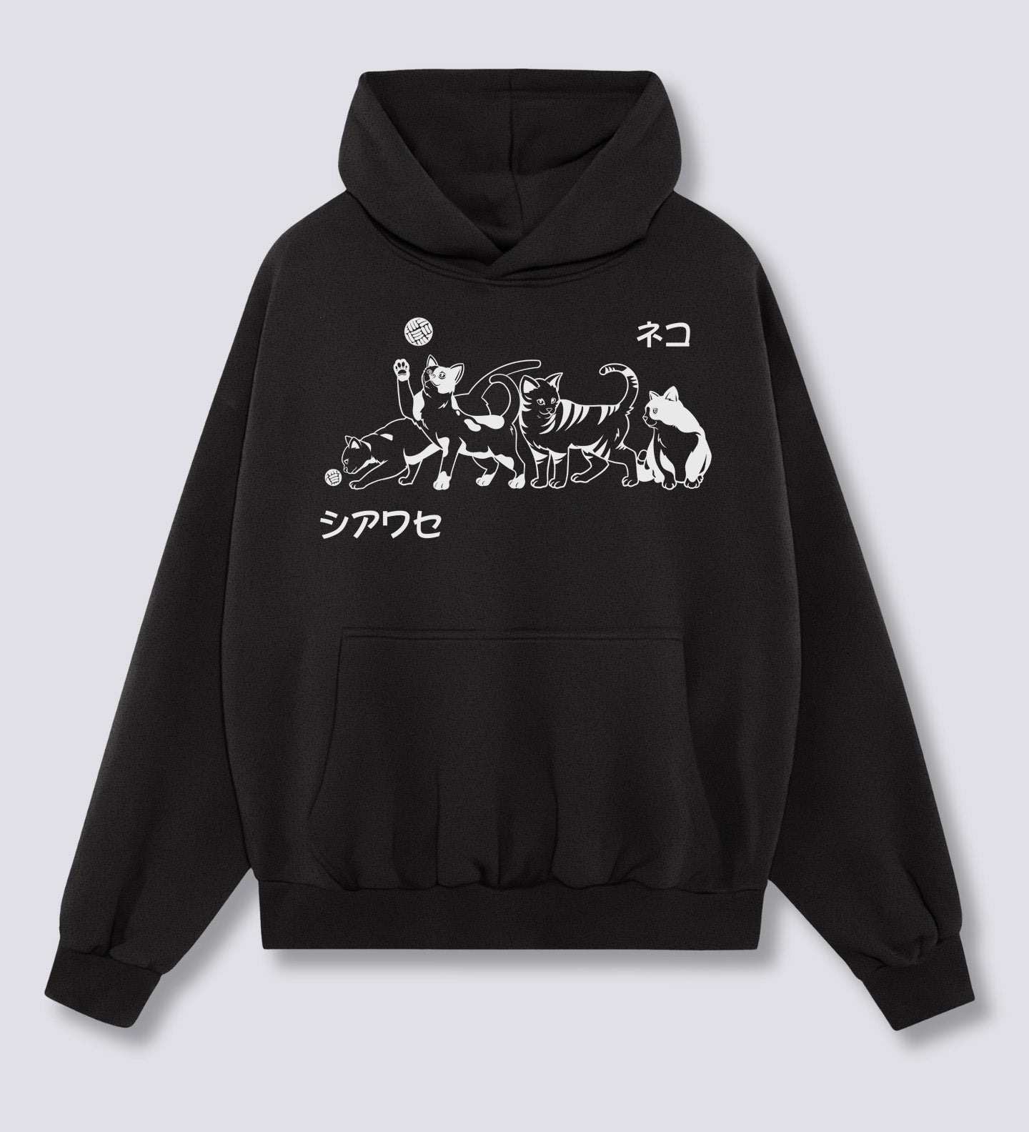 Priekinis Spaudinys - Žaismingas Hoodie