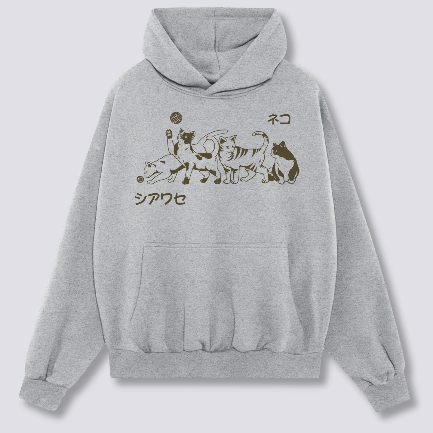 Priekinis Spaudinys - Žaismingas Hoodie