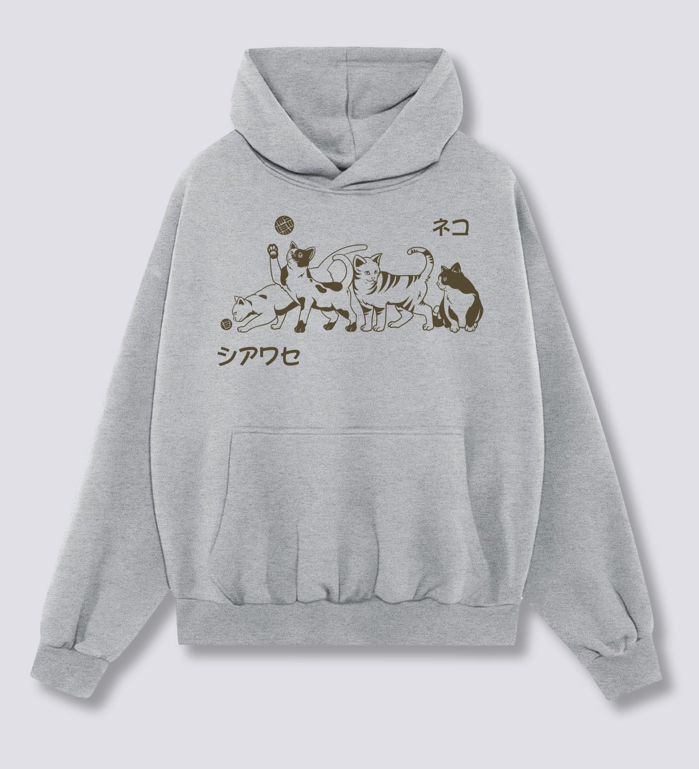 Priekinis Spaudinys - Žaismingas Hoodie