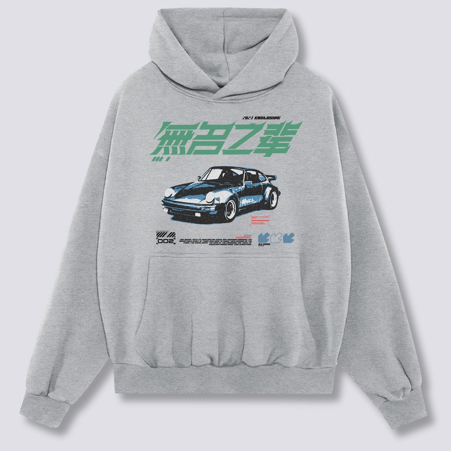 Priekinis Spaudinys - Rasės Hoodie
