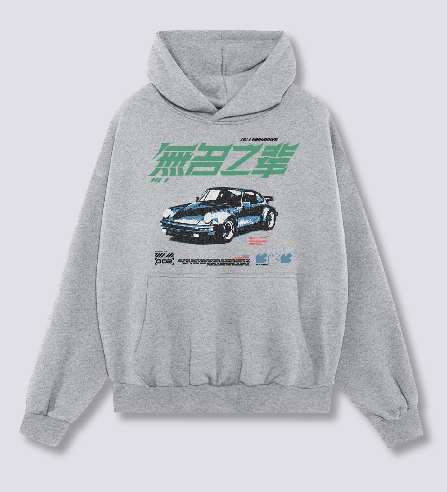 Priekinis Spaudinys - Rasės Hoodie