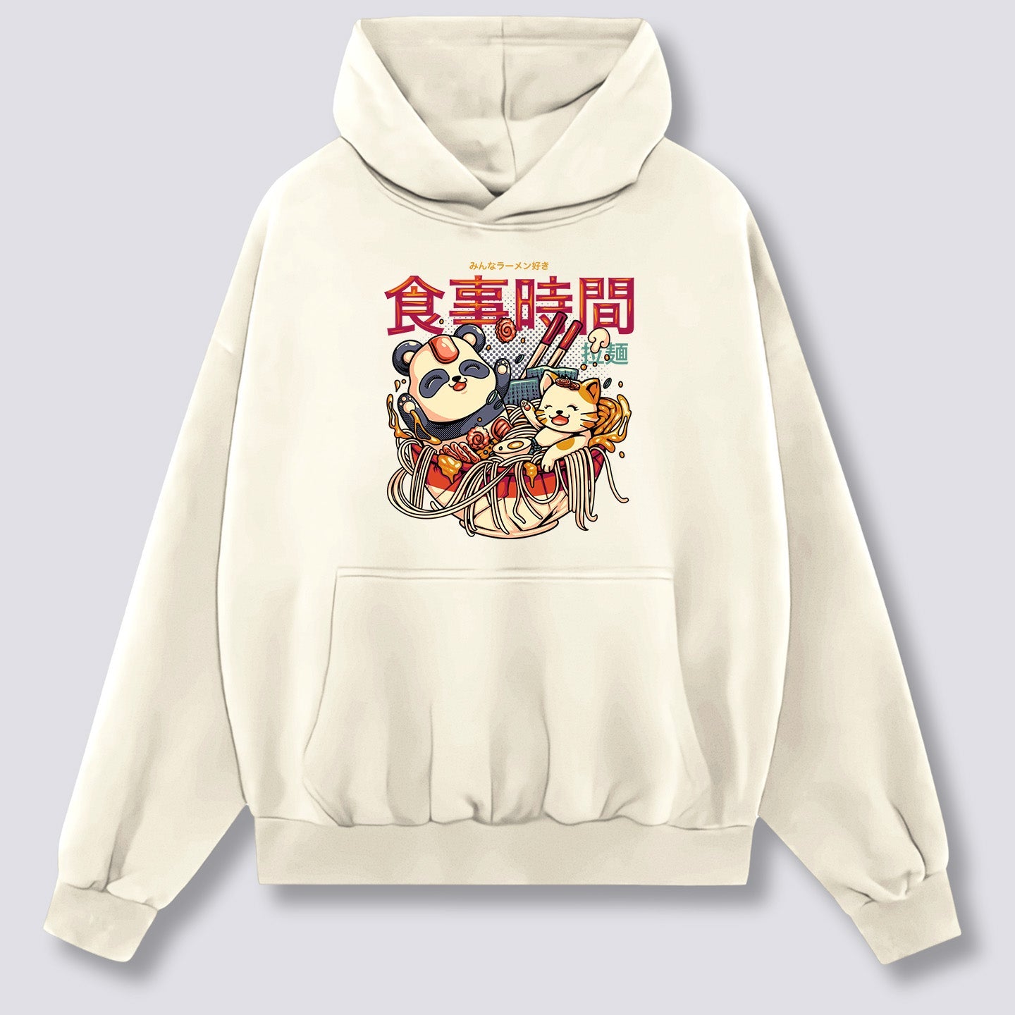 Priekinis Spaudinys - Ramen Vonios Hoodie