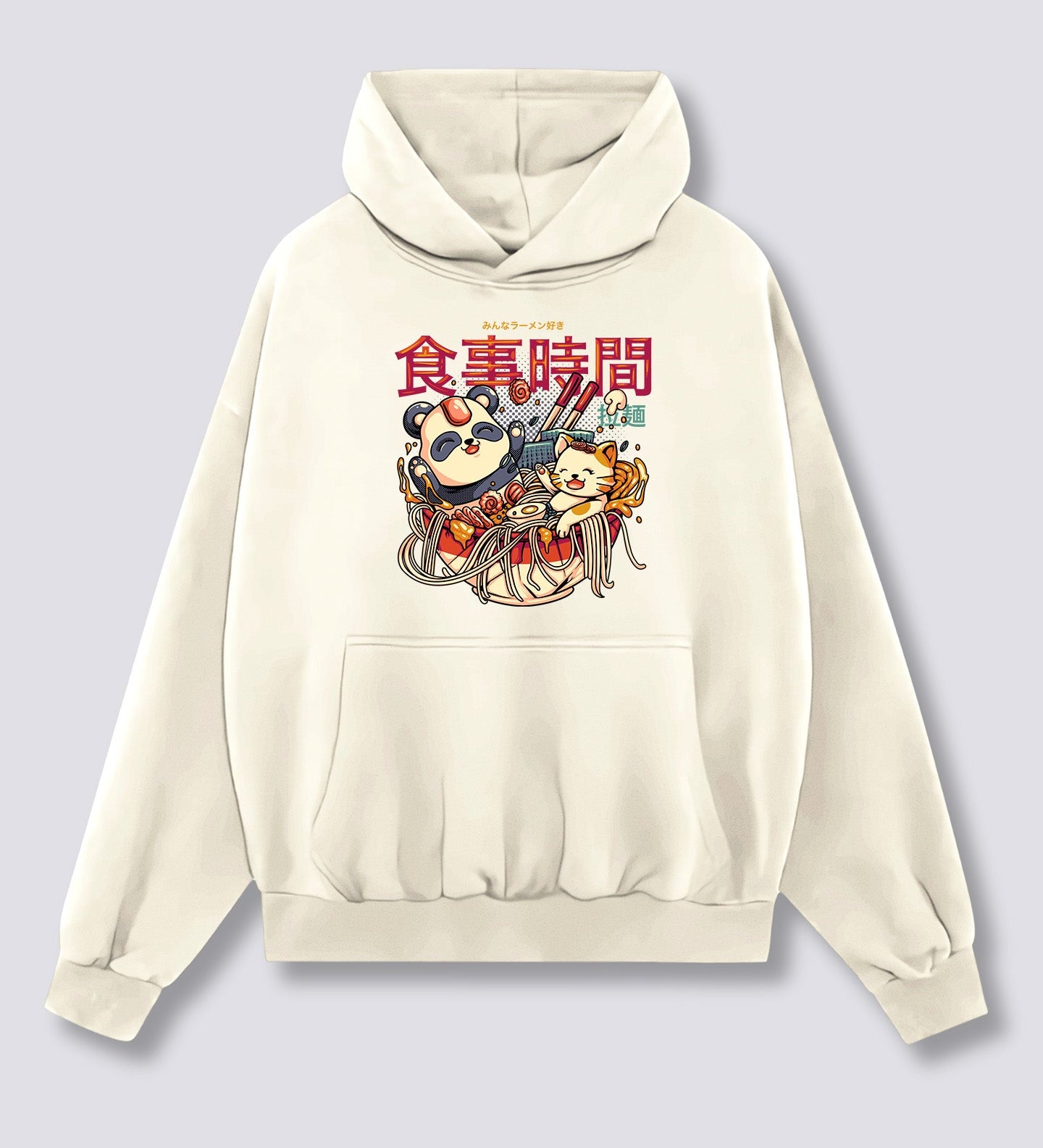 Priekinis Spaudinys - Ramen Vonios Hoodie