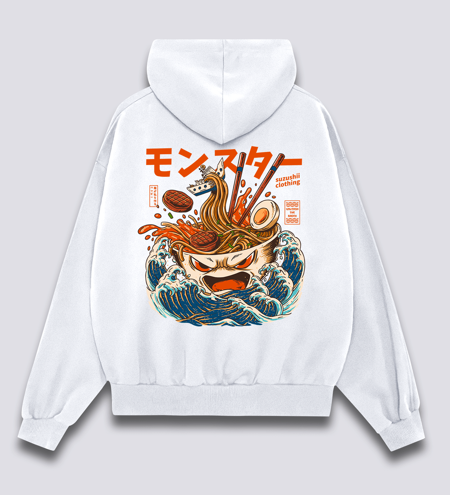 Monstrų Ramen Hoodie