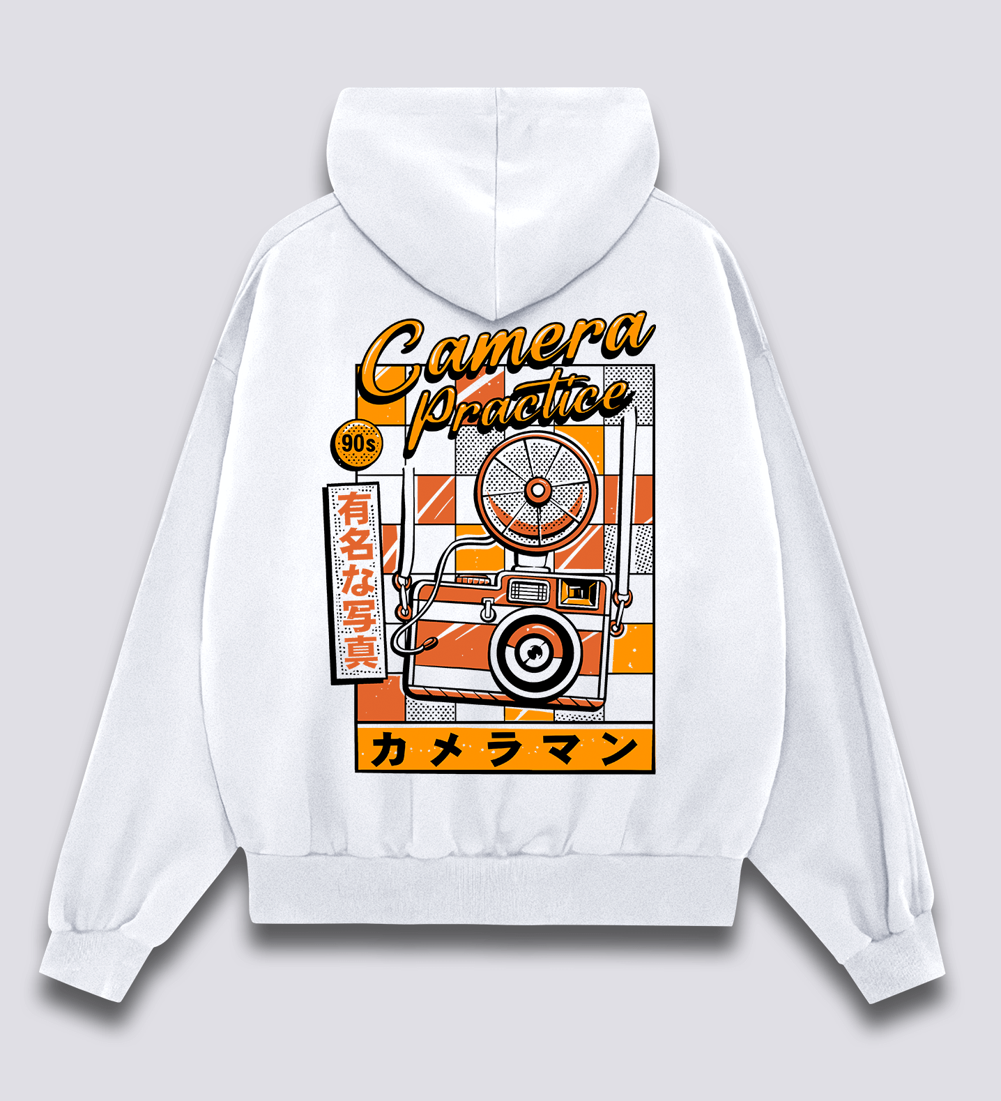 Retro Kamera Hoodie