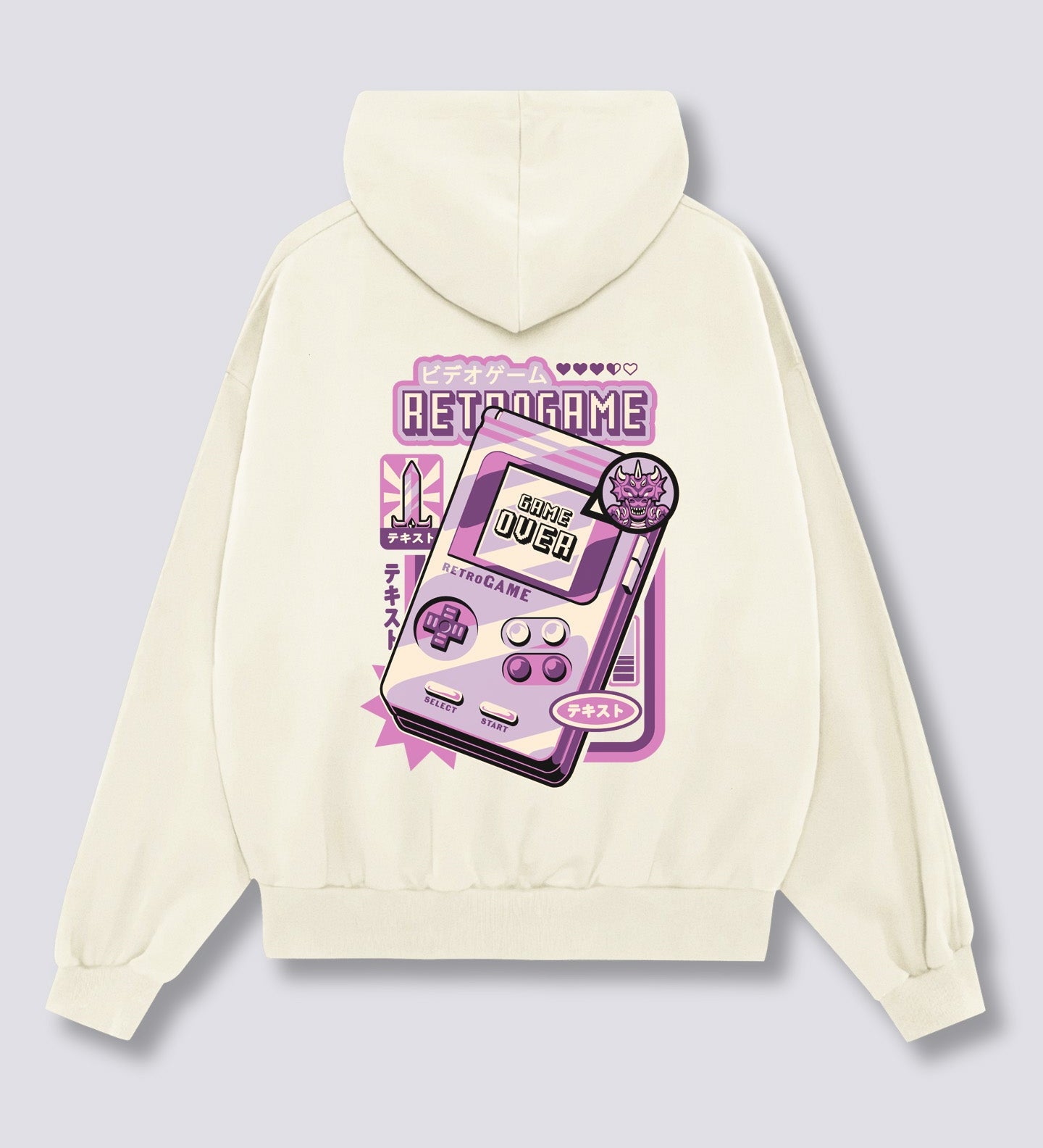 Retro Žaidimų Hoodie