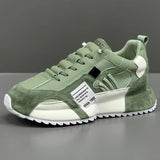 Sneakers Giuliano | Patchwork Multicolore in Camoscio e Pelle