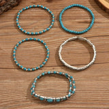 Apyrankių rinkinys su turquoise karoliukais