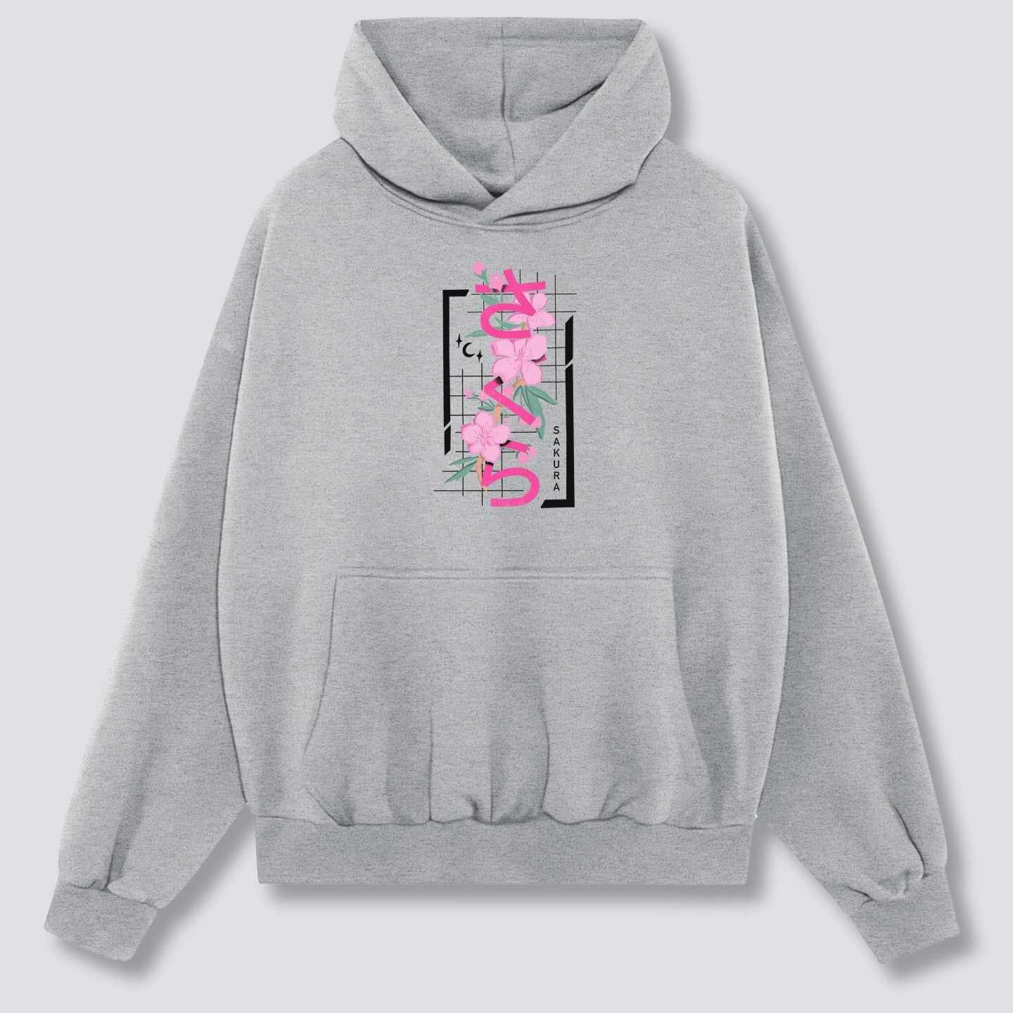 Priekinis Spaudinys - Sakura Hoodie