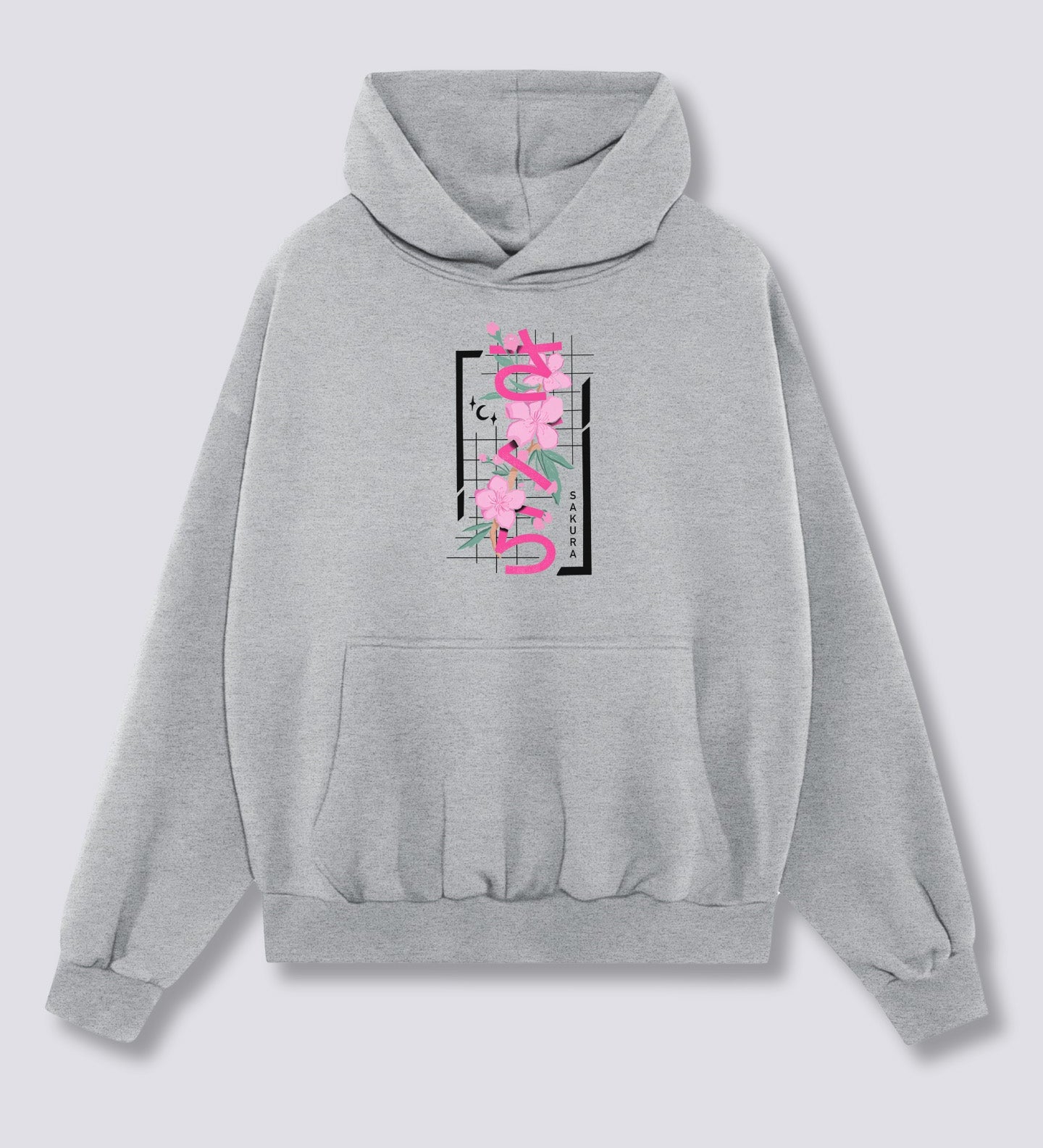 Priekinis Spaudinys - Sakura Hoodie