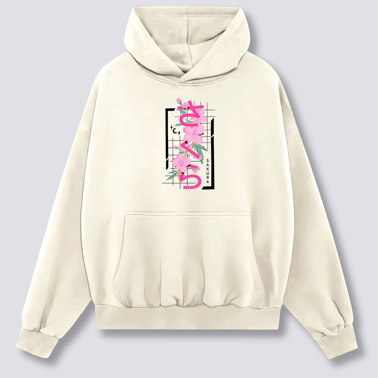 Priekinis Spaudinys - Sakura Hoodie