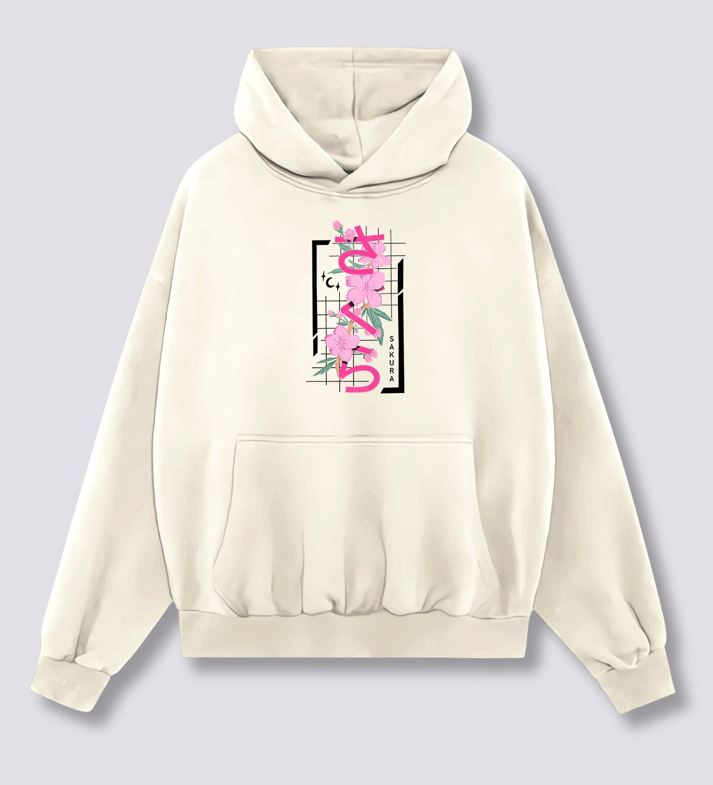 Priekinis Spaudinys - Sakura Hoodie