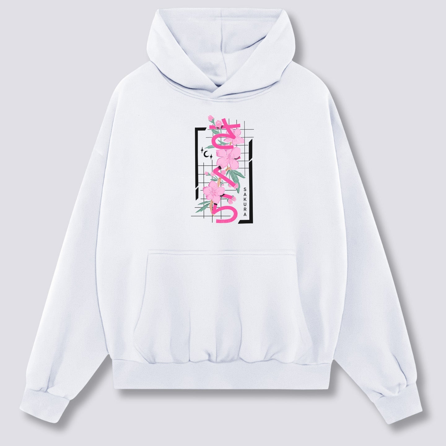 Priekinis Spaudinys - Sakura Hoodie