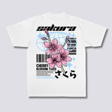 Sakura stiliaus marškinėliai