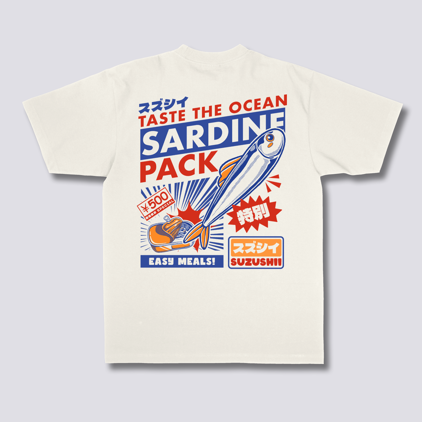 Sardinių Pakuotės Marškinėliai
