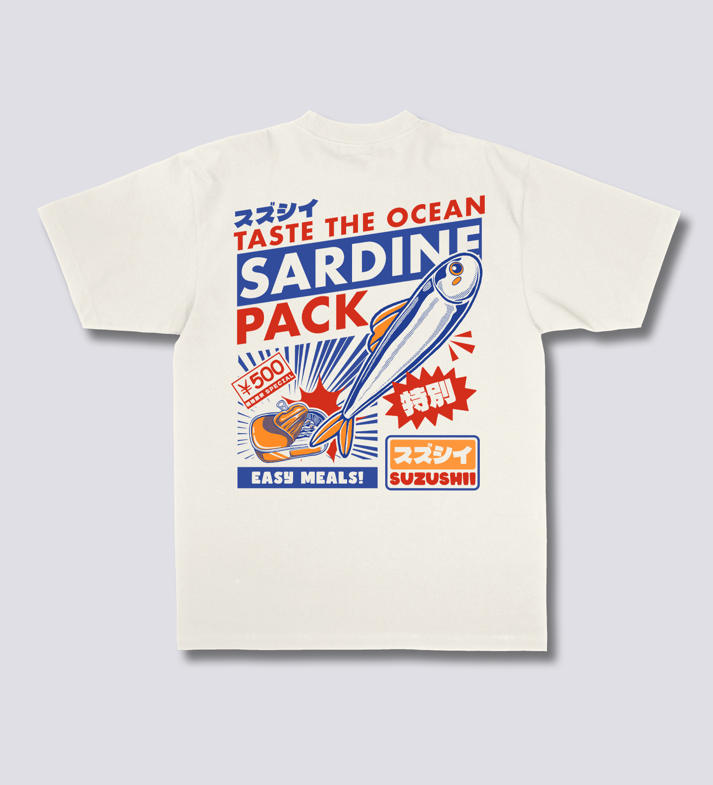 Sardinių Pakuotės Marškinėliai
