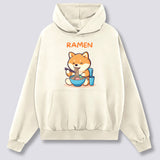 Priekinis Spaudinys - Shiba Ramen Hoodie