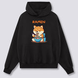 Priekinis Spaudinys - Shiba Ramen Hoodie